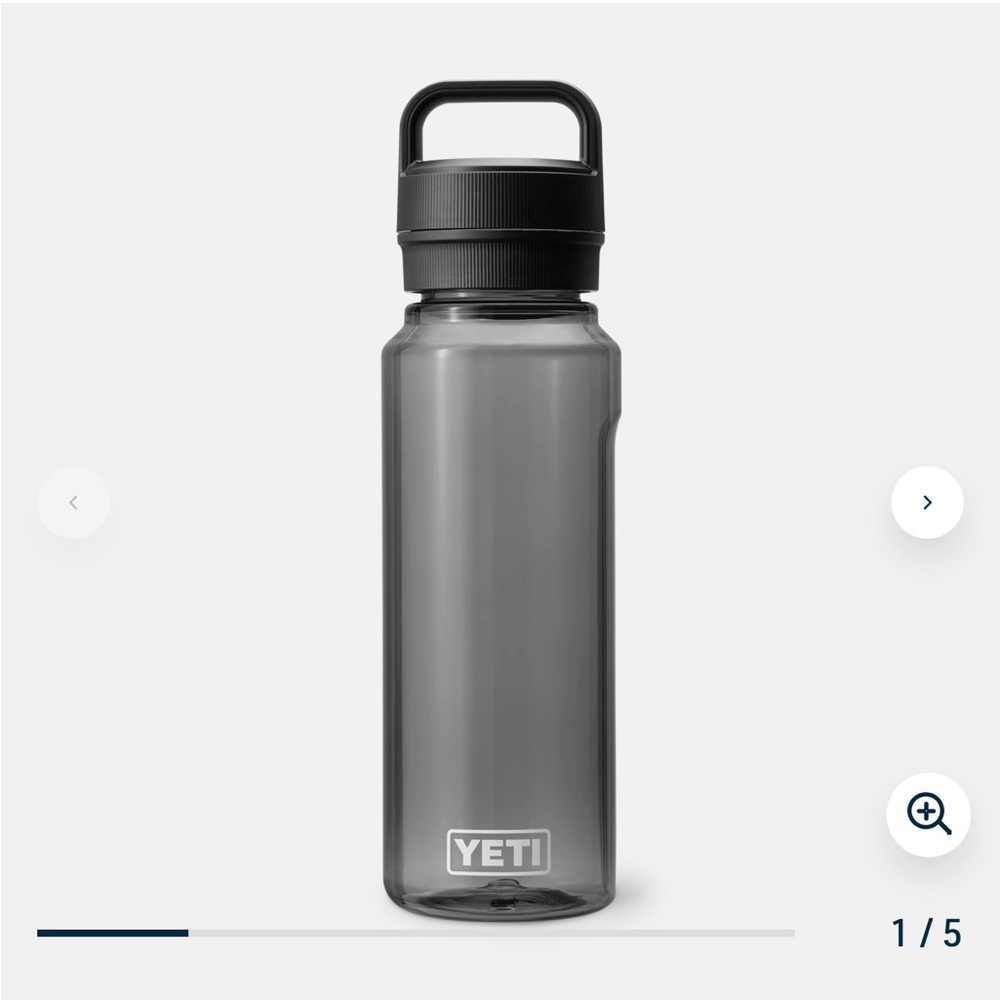 Yeti Yonder water bottle-34oz Charcoal grey